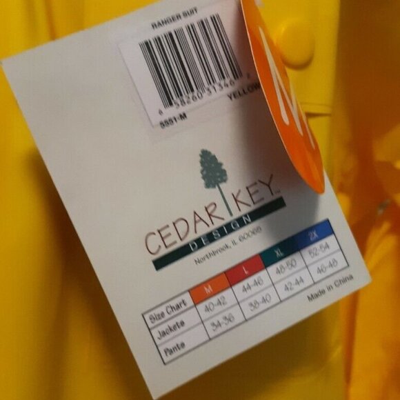 Nwt CEDAR KEY RANGER SUIT 2 PC RAINSUIT pants jacket WATERPROOF breathable MEN M - Picture 3 of 11